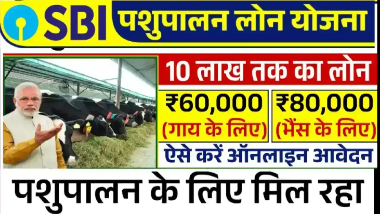 SBI Pashupalan Loan Yojana 2025: गांवों में स्वरोजगार और पशुपालन को मिलेगा बढ़ावा, बिना गारंटी मिलेगा ₹10 लाख तक का लोन